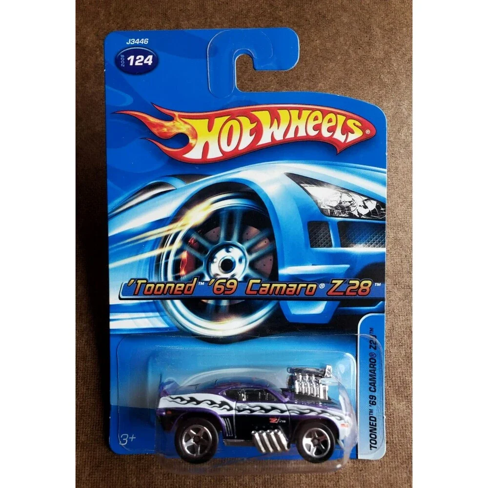 Hot Wheels TOONED '69 CAMARO Z28 Metalflake Purple 124 1:64 K-Mart Exclusive 5SP